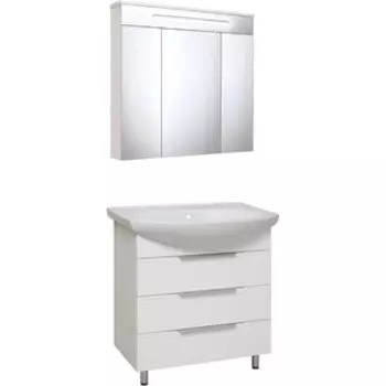 Мебель для ванной Runo Верона 76х45 белая