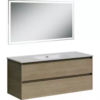 Мебель для ванной Sancos Cento 120 два ящика, карпатская ель