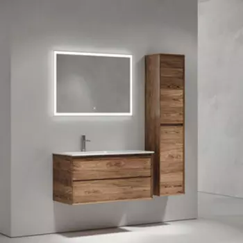 Мебель для ванной Sancos Marmi 2.0 100х45 левая, дуб чарльстон