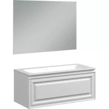 Мебель для ванной Sancos Very 100х45 Bianco