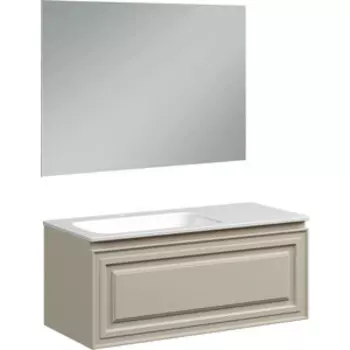 Мебель для ванной Sancos Very 100х45 левая, Beige Soft