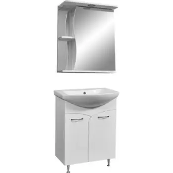Мебель для ванной Stella Polar Волна 60 белая