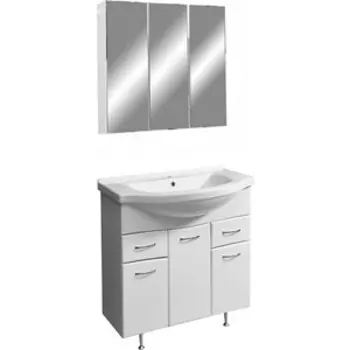 Мебель для ванной Stella Polar Волна 75 белая