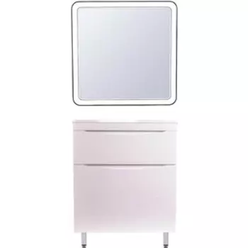 Мебель для ванной Style line Бергамо мини 70х35 Люкс Plus напольная, белая