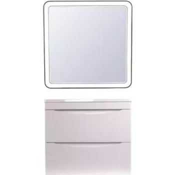 Мебель для ванной Style line Бергамо мини 70х35 Люкс Plus подвесная, белая