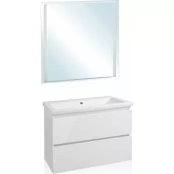 Мебель для ванной Style line Даймонд Люкс 80 белая