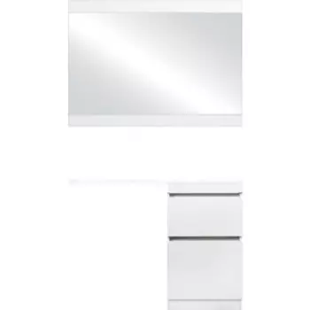 Мебель для ванной Style line Даллас Люкс 48 (110R) напольная, под стиральную машину, белая