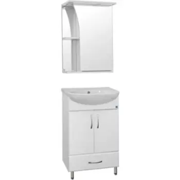 Мебель для ванной Style line Эко Стандарт №9/1Б белая