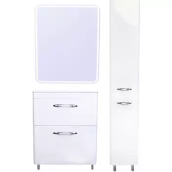 Мебель для ванной Style line Каре 70 Люкс напольная, белая