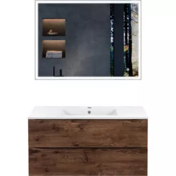 Мебель для ванной Vincea Mia 100х46 R.Wood