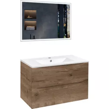 Мебель для ванной Vincea Mia 80х46 V.Oak