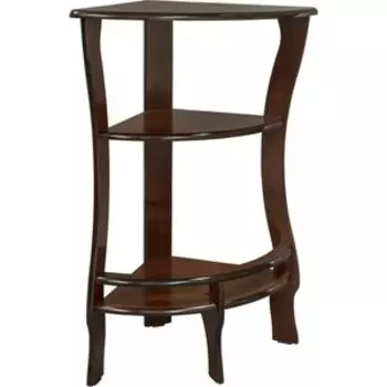 Мебелик Этажерка угловая Грейс орех