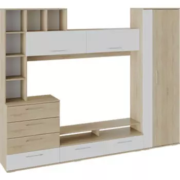 Миф Модульная гостиная Нэнси дуб сонома/бетон светлый ЛДСП