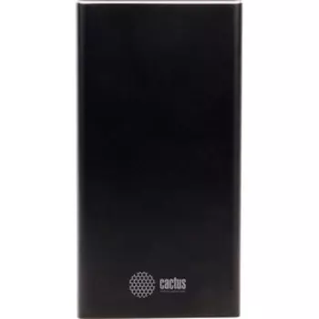 Мобильный аккумулятор Cactus CS-PBFSIT-20000 20000mAh 2.1A 2xUSB черный (CS-PBFSIT-20000)