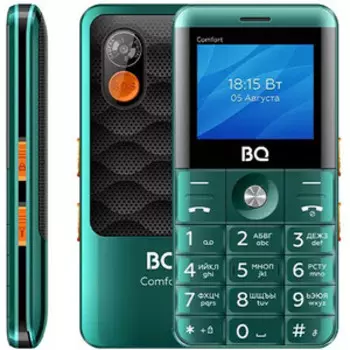 Мобильный телефон BQ 2006 Comfort Green+Black
