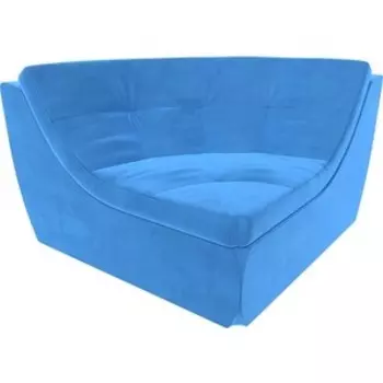 Модуль Лига Диванов Холидей угол велюр голубой