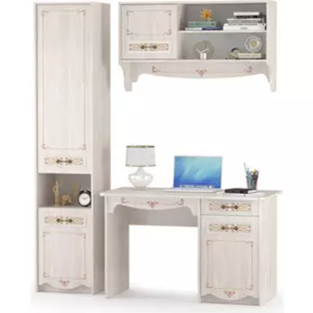 Модульная система Моби Флоренция № 01 13.05 + 12.24 + 10.119 ясень анкор светлый универсальная сборка