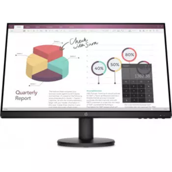 Монитор HP 23.8'' P24v черный VA LED 16:9 HDMI M/M матовая 250cd 178гр/178гр 1920x1080 VGA FHD 3.57кг (64W18AA)