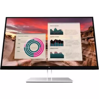 Монитор HP 27'' E27u G4 черный IPS 5ms 16:9 HDMI матовая HAS Piv 250cd 178гр/178гр 2560x1440 DP 2K USB 7.6кг (189T3AS)