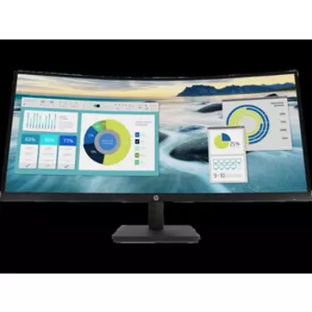 Монитор HP 34'' P34hc G4 черный VA 5ms 21:9 HDMI матовая HAS 3500:1 250cd 178гр/178гр 3440x1440 DisplayPort WQHD USB (21Y56AA)