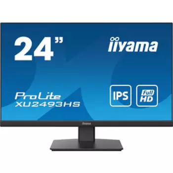 Монитор Iiyama 23,8'' ProLite XU2493HS-B4 1920x1080@75 Гц IPS LED 16:9 4ms VGA HDMI DP 80M:1 1000:1 178/178 250cd Tilt Speakers Bl (XU2493HS-B4)