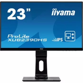 Монитор Iiyama 23'' ProLite XUB2390HS-B1 черный AH-IPS LED 5ms 16:9 DVI HDMI M/M матовая HAS Piv 1000:1 250cd 178гр/178гр 1920x1080 XUB2390HS-B1