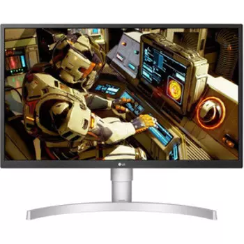 Монитор LG 27'' UltraFine 27UL550-W серый IPS LED 16:9 HDMI матовая HAS 300cd 178гр/178гр 3840x2160 DP 4K 6кг (27UL550-W)