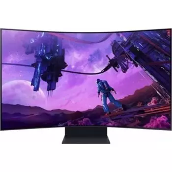 Монитор Samsung 55'' Odyssey Ark LS55BG970NIXCI черный VA LED 1ms 16:9 HDMI M/M матовая HAS Piv 600cd 178гр/178гр 3840x2160 (LS55BG970NIXCI)