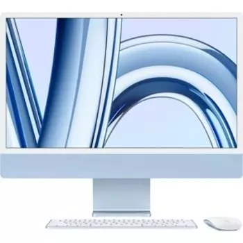 Моноблок Apple iMac24'' M3 8Gb SSD256Gb macOS WiFi BT клавиатура мышь Cam синий 4480x2520
