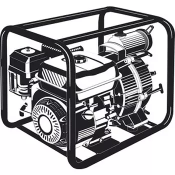 Мотопомпа Зубр МПГ-1300-80