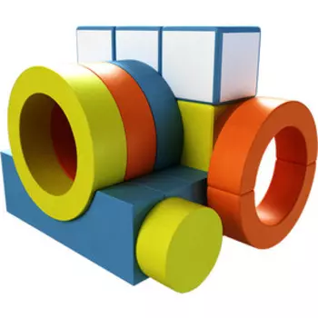 Мягкий игровой модуль Romana Трактор ДМФ-МК-21.79.01