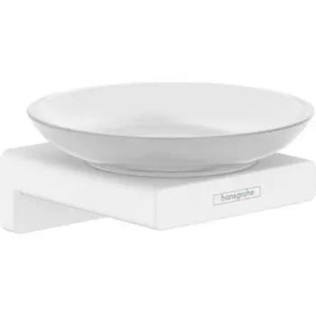 Мыльница Hansgrohe AddStoris белая (41746700)