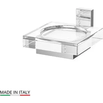 Мыльница Lineag Tiffany Lux хром - стразы (TIF 905)