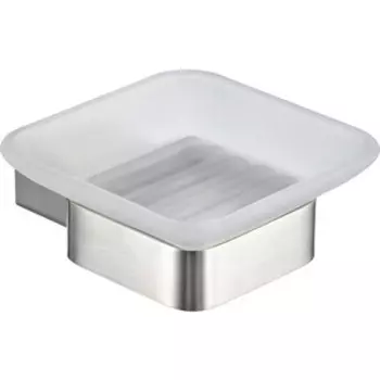 Мыльница Milacio Ultra квадратная, нержавеющая сталь (MCU.952.SS)