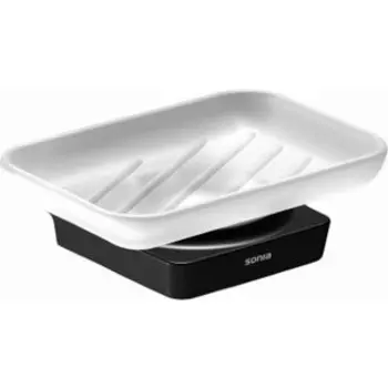 Мыльница Sonia черный матовый (166459)