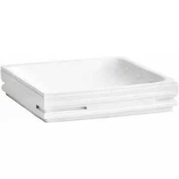 Мыльница Wasserkraft Leine белая (K-3829)