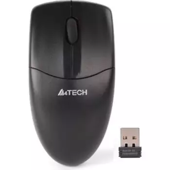 Мышь A4Tech V-Track G3-220N черный оптическая (1000dpi) беспроводная USB для ноутбука (3but)