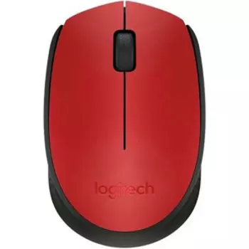 Мышь беспроводная Logitech M171 red (USB, оптическая, 1000dpi) (910-004645)