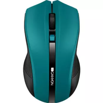 Мышь Canyon MW-5 2.4GHz wireless Optical Mouse with 4 buttons, DPI 800/1200/1600, Green, 122*69*40mm, 0.067kg (CNE-CMSW05G)