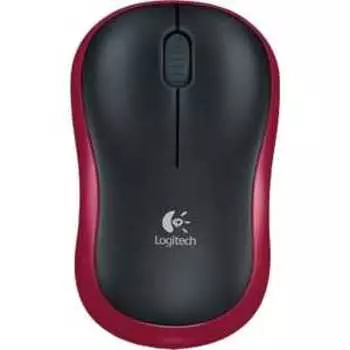 Мышь Logitech M185 Black-Red (910-002240)