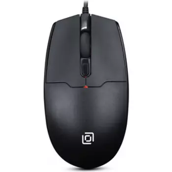 Мышь Oklick 147M V2 USB черный оптическая (1600dpi) USB (4but) (1580834)