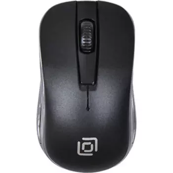 Мышь Oklick 445MW черный оптическая (1000dpi) беспроводная USB для ноутбука (3but) (945817)