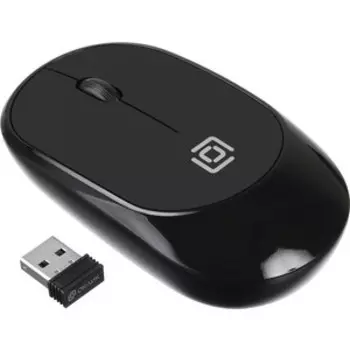 Мышь Oklick 535MW черный оптическая (1000dpi) беспроводная USB для ноутбука (3but) (1103636)