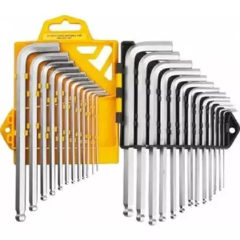 Набор ключей имбусовых JCB длинные с шариком 25 предметов (JWR005)