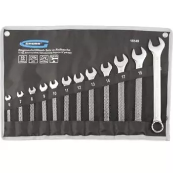 Набор ключей комбинированных GROSS 6-22мм 12шт CrV (15149)