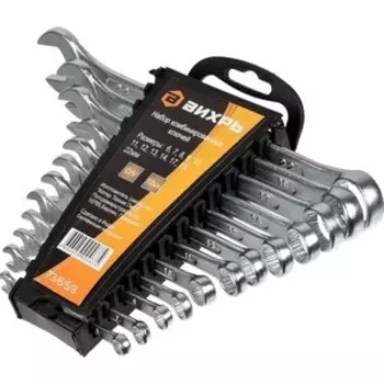 Набор ключей комбинированных Вихрь 6-22мм 12шт (73/6/5/8)