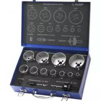 Набор коронок пильных Зубр 14-67мм 11 предметов ''Эксперт'' (29531-H11)