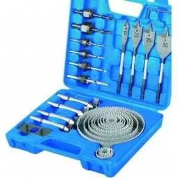 Набор коронок по дереву Зубр 19-127мм 28 предметов ''Эксперт'' (29555-H28)