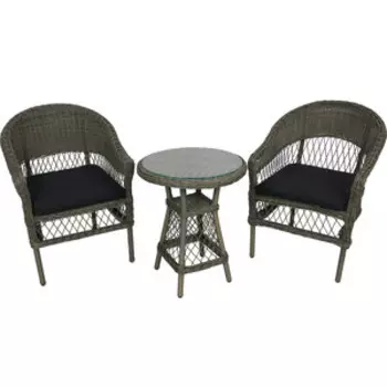 Набор мебели Garden story Бейхан (светло-коричневый, подушки серые) (GS020)