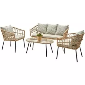 Набор мебели (стол + 2 кресла + диван) Garden story Брюссель
